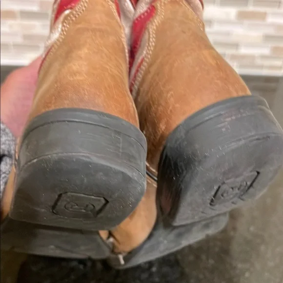 Roper Kids Boys Patriotic Square Toe Boots Mid Calf - Picture 9 of 9